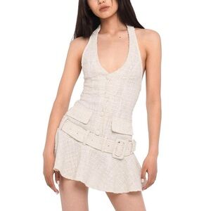 Sweet Chilling Halter mini dress